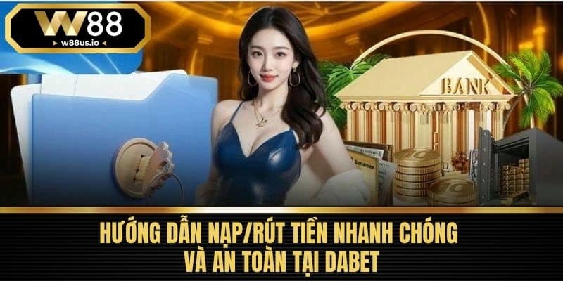 DABET - Nền Tảng Cá Cược Trực Tuyến Uy Tín Hàng Đầu 2025 7 Hướng Dẫn Nạp/Rút Tiền Nhanh Chóng và An Toàn Tại DABET