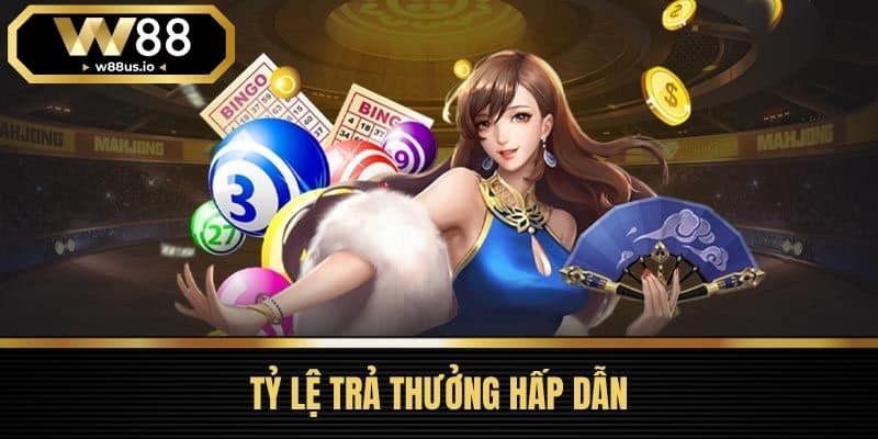 Xổ số W88 4 Tỷ Lệ Trả Thưởng Hấp Dẫn
